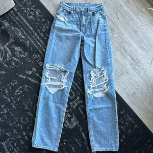ae hi rise baggy jeans